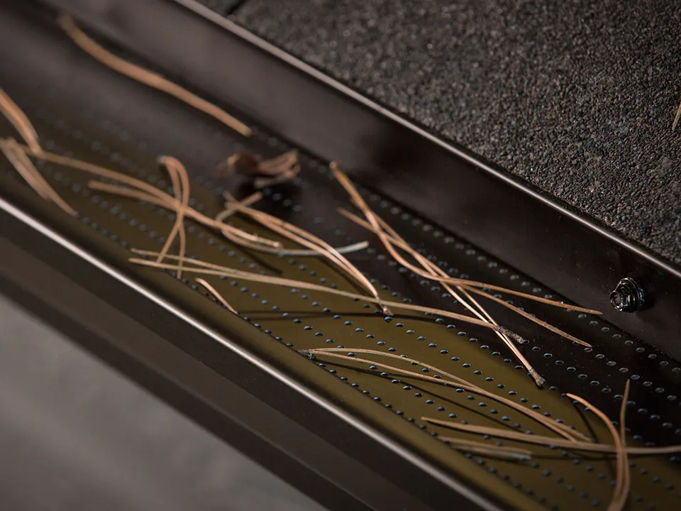 DoublePro® holding back pine needles — Rainman Gutters, Wadsworth OH